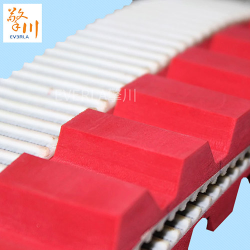 表面加紅膠開(kāi)槽<a href='http://www.simpossible.net/' target='_blank'><u>PU同步帶</u></a>細(xì)節(jié)圖