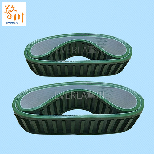 pvc材質(zhì)加導條輸送帶爬坡機專用輸送帶
