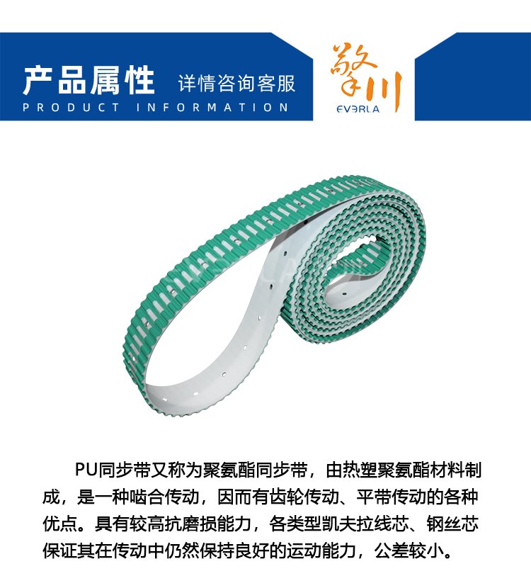 PU<a href='http://www.simpossible.net/' target='_blank'><u>同步帶</u></a>加開槽打孔綠布