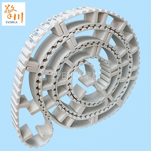 飲料罐裝設備配置PU同步帶加方型擋塊的穩(wěn)定傳輸解析