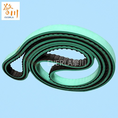 包裝機械皮帶，淺綠橡膠同步帶木工行業(yè)適配